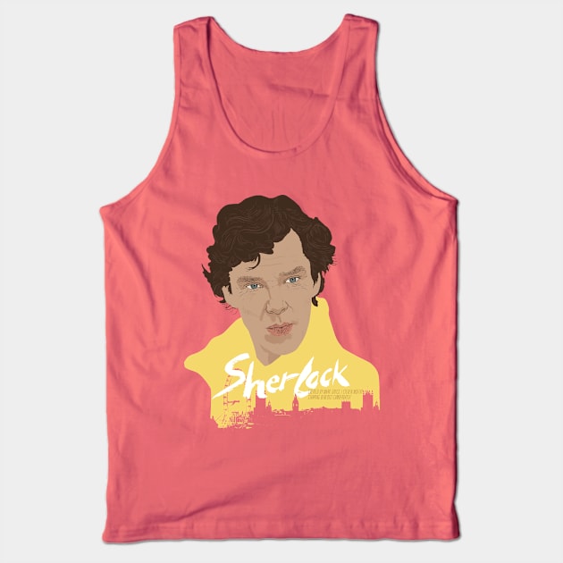 Sherlock Tank Top by rjartworks